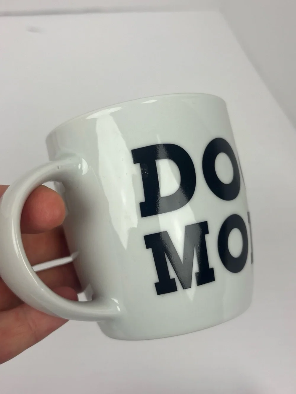 Dog Mom Dad Coffee Mugs Set of 2 White Black Red Heart Ceramic 8 oz Couple Gift